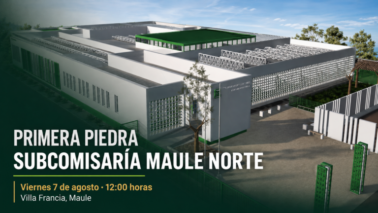 Este viernes se colocará la primera piedra de la futura Subcomisaría de Carabineros Maule Norte