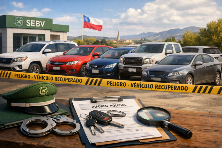 Carabineros del SEBV Talca recuperan siete vehículos con encargo vigente